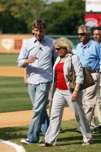 Clemson University honored 2009 US Open Champion, former Tiger Lucas Glover at a celebration at Fluor Field in Greenville, SC on Sunday, July 26.