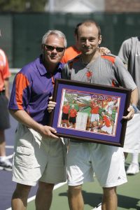 Senior Robert Pietrucha and Head Coach Chuck McCuen