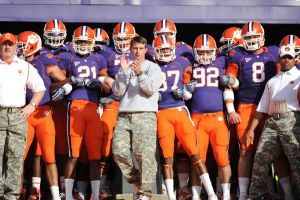 team pregame top of the hill