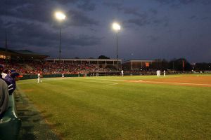 kingsmore stadium field stands lights