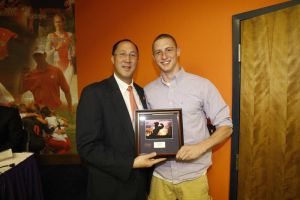 Eric Bruck - Men's Tiger Pride Award Winner