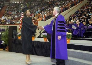 Sixty-three Tiger student-athletes received their Clemson University degrees on Friday, May 7, 2010.