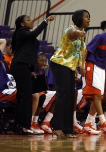 Head Coach Itoro Coleman and Assistant Coach Yolett McPhee-McCuin