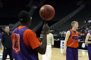 The Tigers held a short practice and press conference at the Sprint Center on Wednesday afternoon in Kansas City.