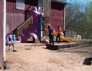 Ten members of Clemson's Student-Athlete Advisory Committee volunteered their time at Helping Hands of Clemson on Saturday, April 2.