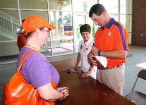 Head Coach Dabo Swinney fan appreciation day 082111