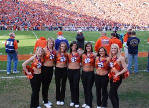 cheerleaders and rally cats 2009 football season