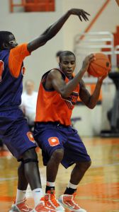Zavier Anderson Orange & Purple Scrimmage 102309