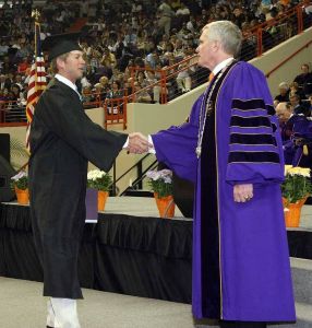 Sixty-three Tiger student-athletes received their Clemson University degrees on Friday, May 7, 2010.