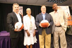 oliver and vicky purnell's tigerfest 2008 in support of coaches vs. cancer press conference