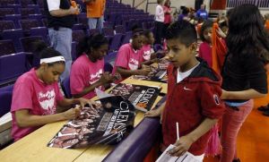 postgame autograph session