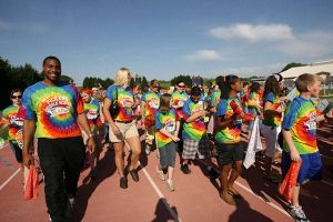 Several Clemson student-athletes and staff members helped out at the 2009 Oconee & Pickens County Special Olympics Spring Games which were held at Clemson's Outdoor Track & Field Complex on Friday, April 24.