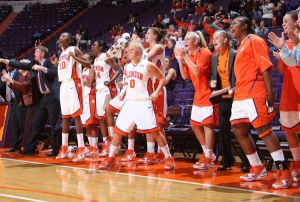 team bench celebrate