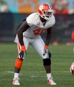 Andre Branch bowl practice 122911