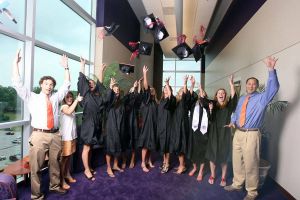 Women's Swimming & Diving (with coaches Lance Asti, Leslie Hasselbach and Chris Ip)