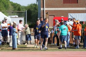 Several Clemson student-athletes and staff members helped out at the 2009 Oconee & Pickens County Special Olympics Spring Games which were held at Clemson's Outdoor Track & Field Complex on Friday, April 24.