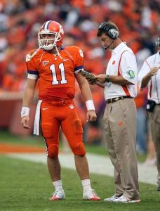 Kyle Parker and Dabo Swinney
