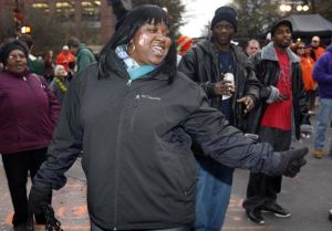 A pep rally was held for Tiger fans at the Marriott City Center in Charlotte on Thursday.