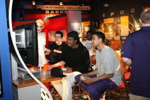 The Tigers visited the College Basketball Experience on Tuesday afternoon in Kansas City.