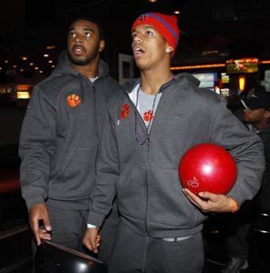 The Tigers attended a Welcome Reception at Strike City Bowling on Monday afternoon following their first bowl practice in Charlotte Monday morning.