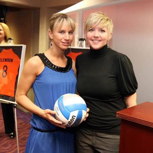 3.0 Passer Award - Didem Ege, and Assistant Coach Korrinn Krog