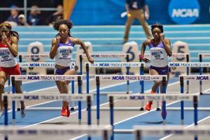 Brianna Rollins (L) and Bridgette Owens (R)