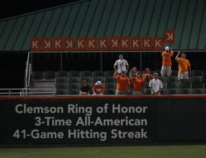 Chris Dwyer finished the game with 13 strikeouts.