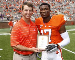 Bashaud Breeland - Most Improved Cornerback for Spring Practice
