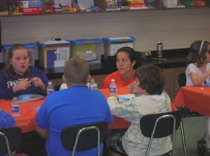 Solid Orange Squad Visits Six Mile Elementary School