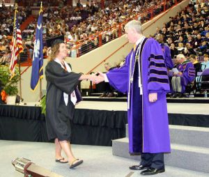 jessica scott womens swimming and diving graduation spring 2007