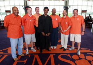 May 2008 Graduation - Cliff Hammonds, Men's Basketball with Coaching Staff