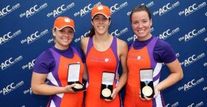 The Clemson rowing team placed second at the 2010 ACC Championships, which were held on Lake Hartwell in Clemson, SC on Saturday, April 24.