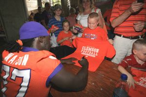 Clemson held its annual Football Fan Appreciation Day on Sunday, August 10 at Memorial Stadium.