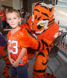 tiger mascot fan appreciation day 082111