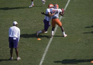 The Tiger football team held its 19th day of practice on Wednesday, August 26.