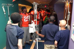 Clemson Football Visits Local Children's Hospital