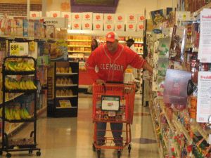 bi-lo solid orange fan of the year shopping spree reward 032609