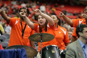 Members of the Tiger Pep Band