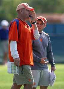 Assistant Coach Danny Pearman bowl practice 122911