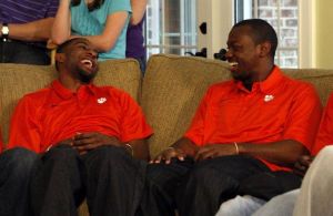 The Tigers gathered at Head Coach Brad Brownell's house on Sunday, March 13 to watch the NCAA Tournament Selection Show.