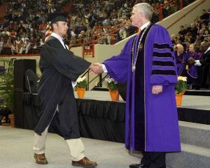 Sixty-three Tiger student-athletes received their Clemson University degrees on Friday, May 7, 2010.