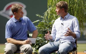 Clemson University honored 2009 US Open Champion, former Tiger Lucas Glover at a celebration at Fluor Field in Greenville, SC on Sunday, July 26.