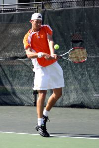 Coach Chuck Kriese's final home match - Photos courtesy of Mark Crammer