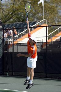 Coach Chuck Kriese's final home match - Photos courtesy of Mark Crammer
