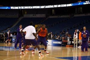 ncaa press conference and practice 032008