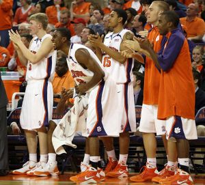 bench celebrate team cheer