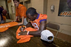 The Clemson football team held its annual Fan Appreciation Day on Sunday, August 23 at Memorial Stadium.