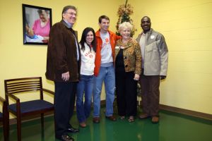 Members of the Clemson football team spent the morning of Monday, December 20 volunteering at Harvest Hope Food Bank in Greenville.