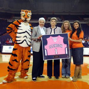 Head Coach Cristy McKinney with N.C. State Head Coach Kay Yow