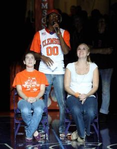 The Clemson men's and women's basketball teams held Rock the 'John on Friday, October 16 at Littlejohn Coliseum to celebrate the beginning of the 2009-10 basketball season.